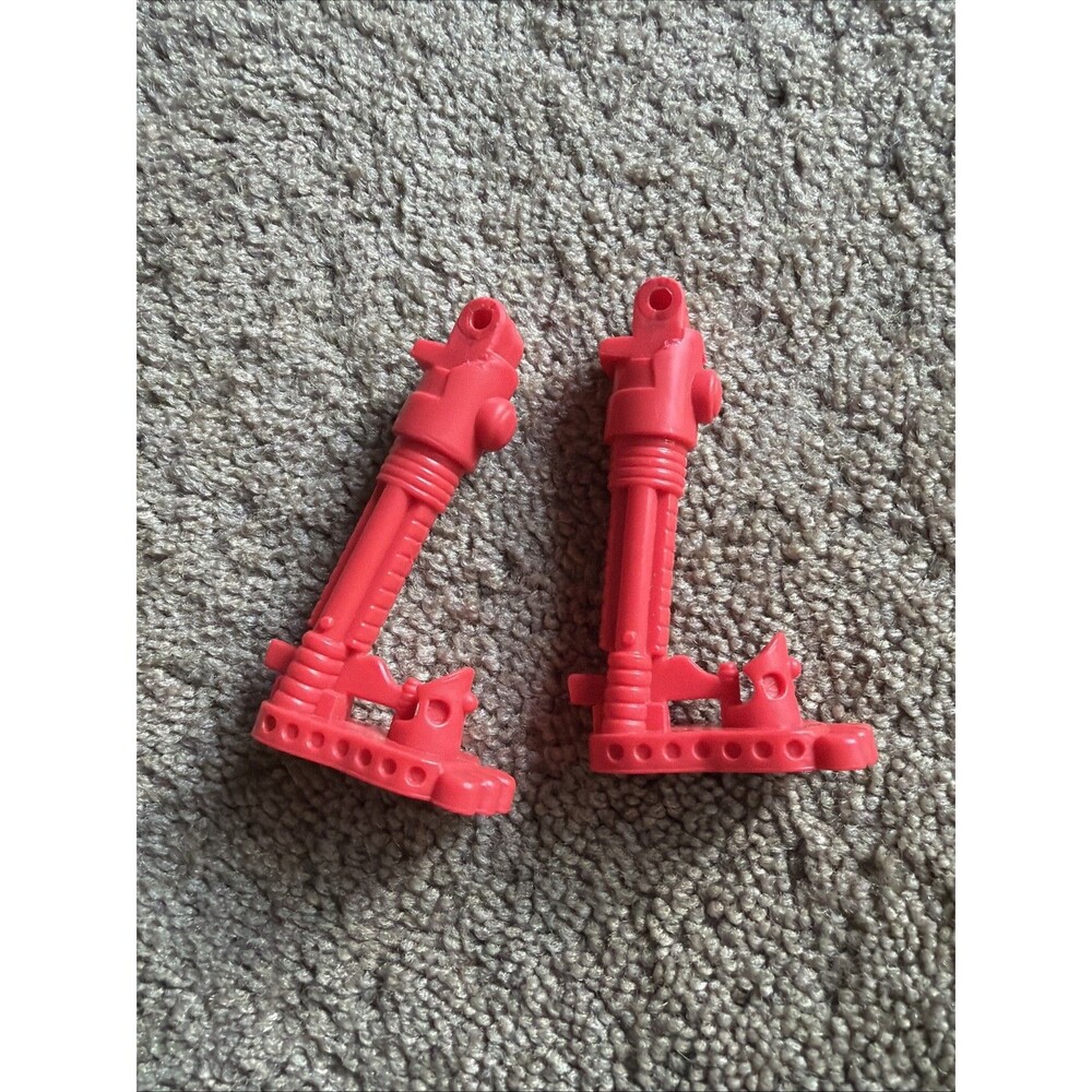 Vintage 1990 TMNT Teenage Mutant Ninja Turtles Technodrome Parts Foot Supports